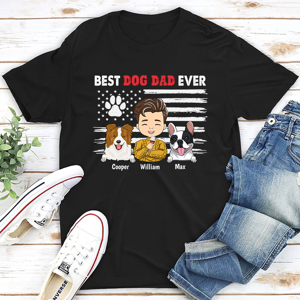 My Best Dad - Customizable Unisex Personalized T-shirt for Pet Lovers