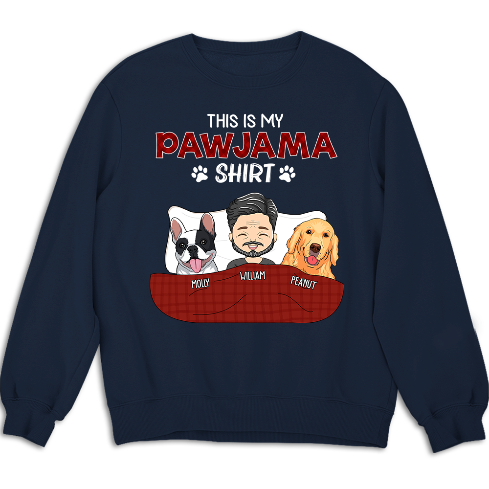 Personalized Custom Pajama Sweatshirt - Version 2 for Pet Lovers