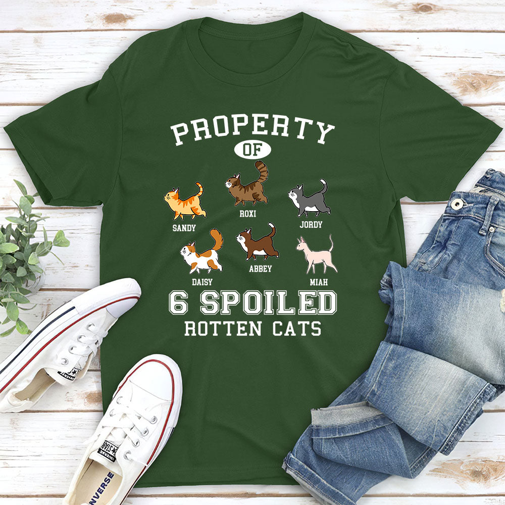 Rotten Cats Personalized Unisex Custom T - shirt: Ideal Gift for Pet Lovers