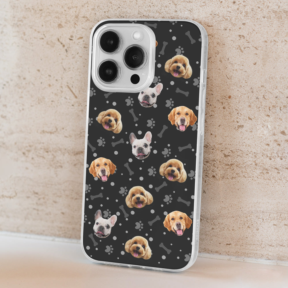 Pet Face Personalized Custom Phone Case - Ideal for Dog and Cat Lovers