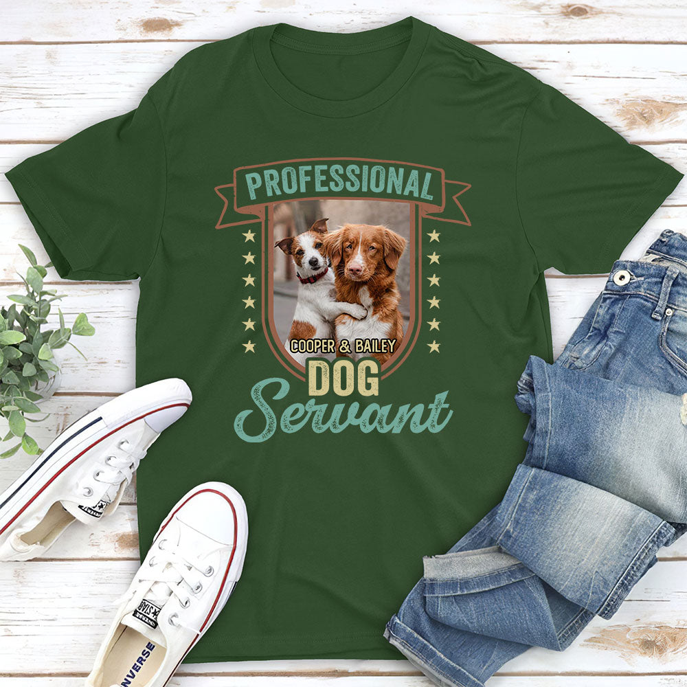 Personalized Premium 'The Servant' T-shirt for Pet Lovers