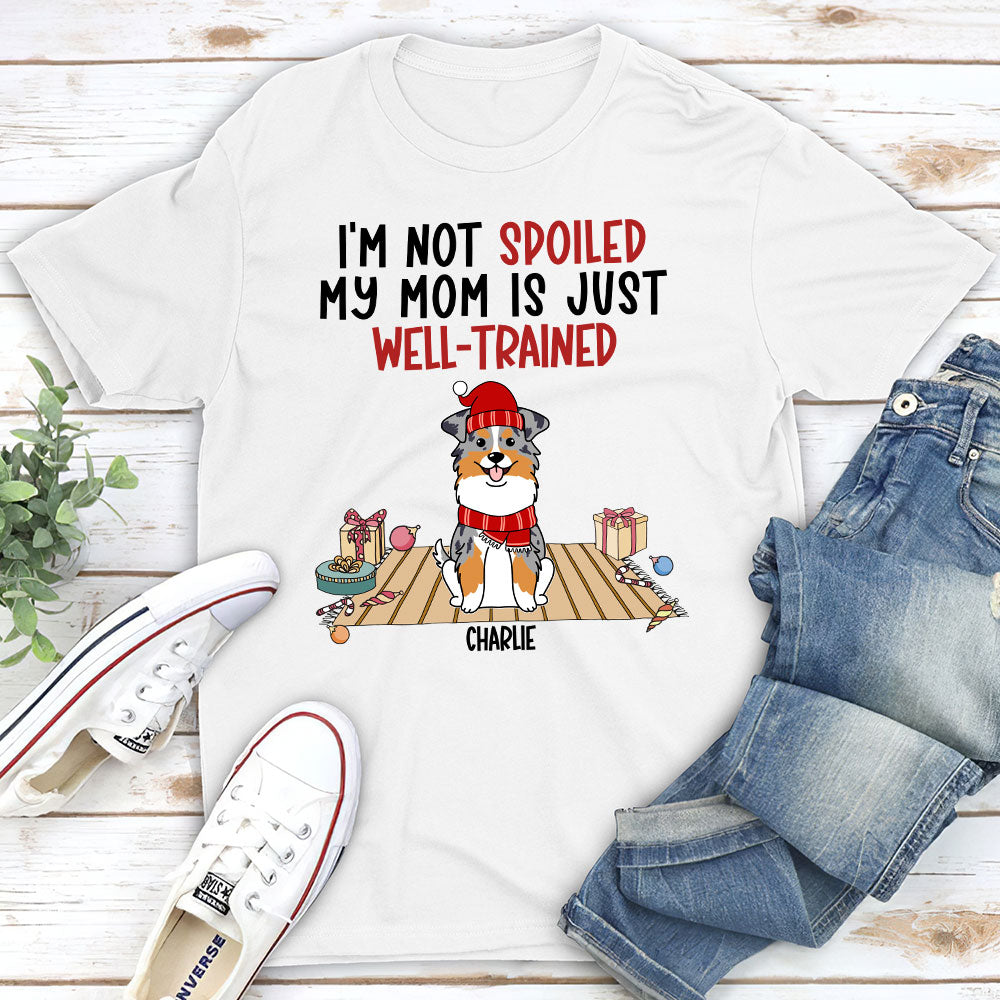 Well - Trained Mom Personalized Unisex Pet Lover's T - shirt