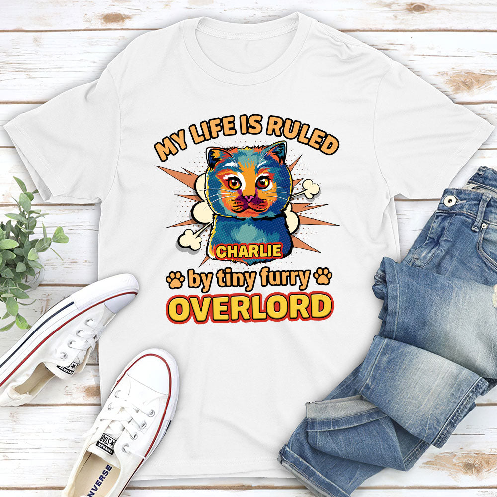 Customizable Pop Art Cat - Inspired Unisex T - shirt: Ideal for Pet Lovers