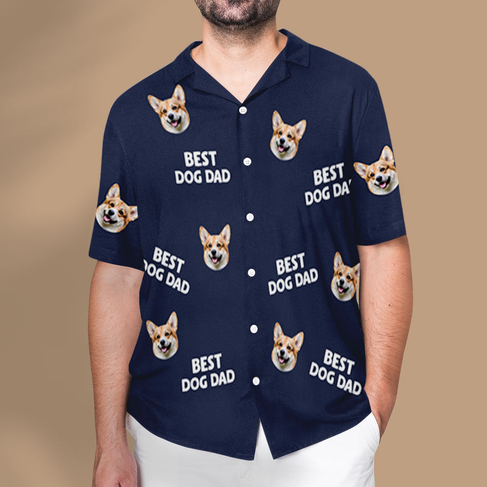Personalized Custom Hawaiian Shirt with Your Pet's Face - Ideal for Mom, Dad, and Pet Lovers