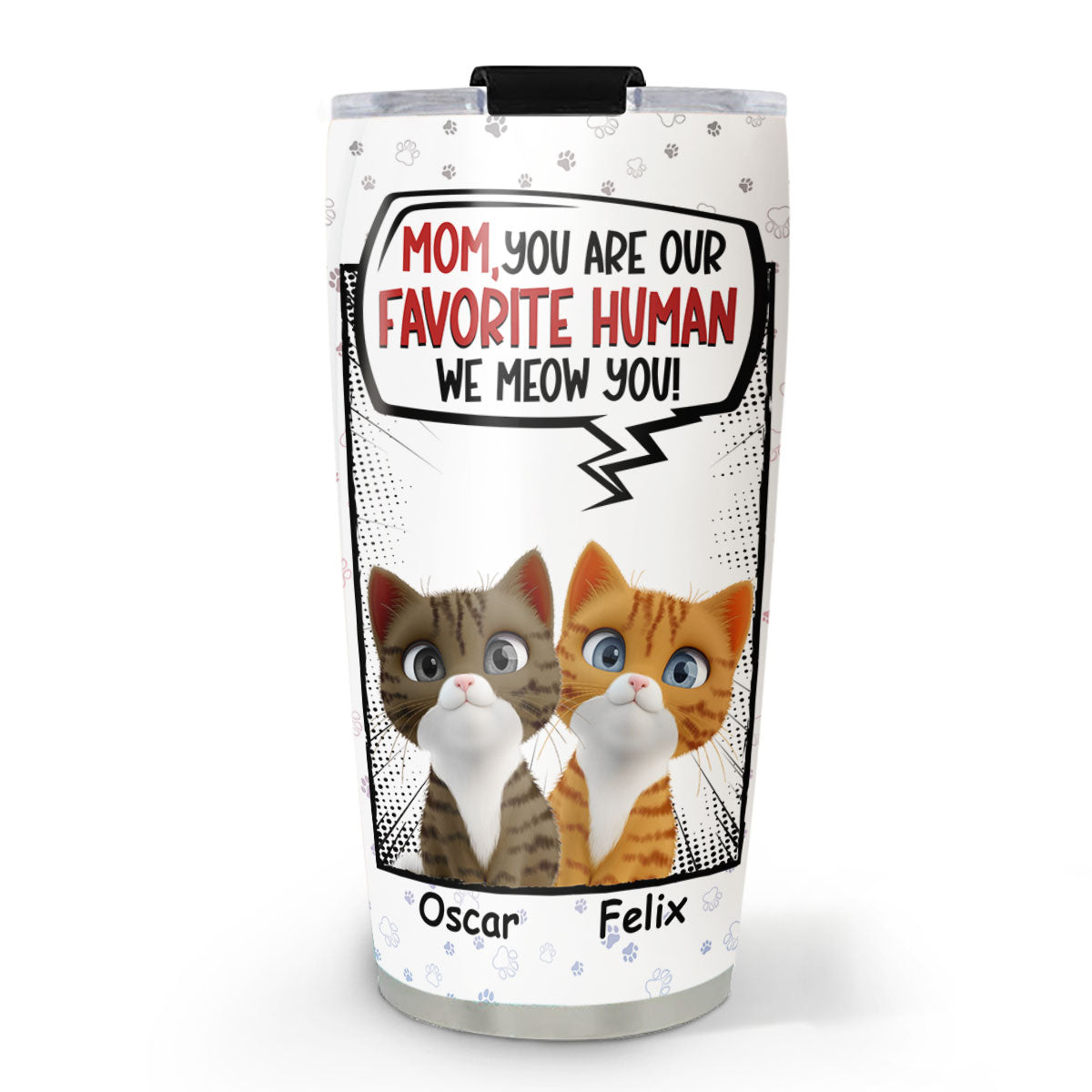Personalized Favorite Cat Tumbler - Ideal Custom Drinkware