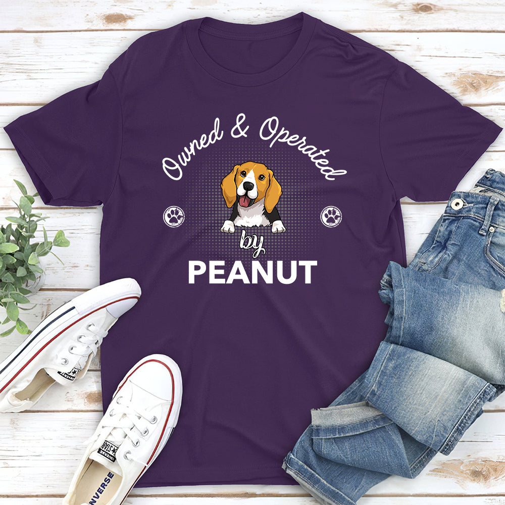 Personalized Custom Unisex Dog - Operated T - Shirt: Ideal Gift for Pet Lovers