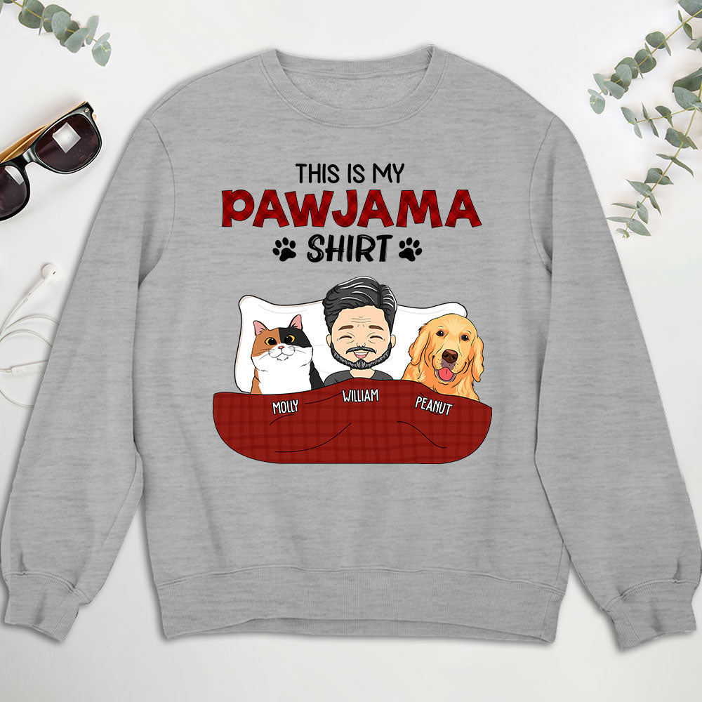 Personalized Pawjama Custom Sweatshirt - Ideal Gift for Pet Lovers
