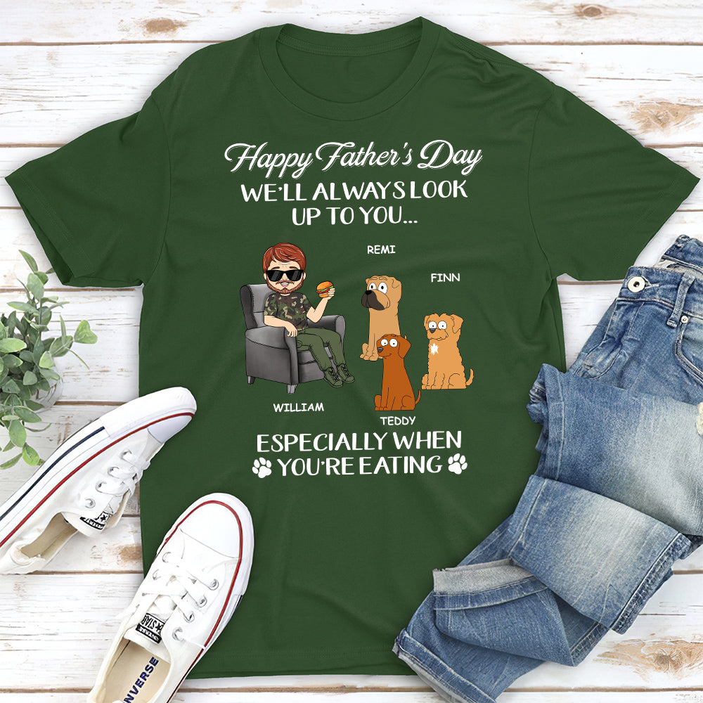 Personalized Custom Unisex T-shirt - A Perfect Gift for Pet Lovers and Dads
