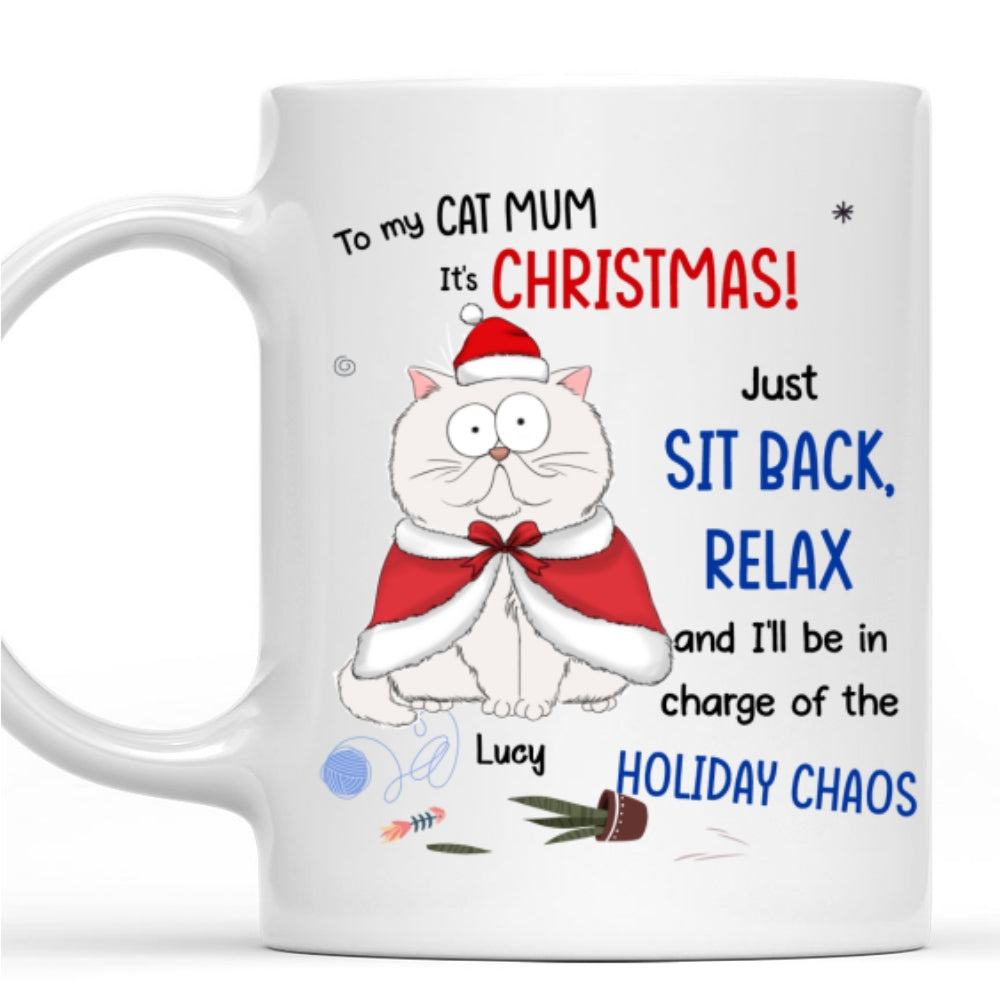 Personalized Custom Coffee Mug: Let Your Cat Rule the Chaos