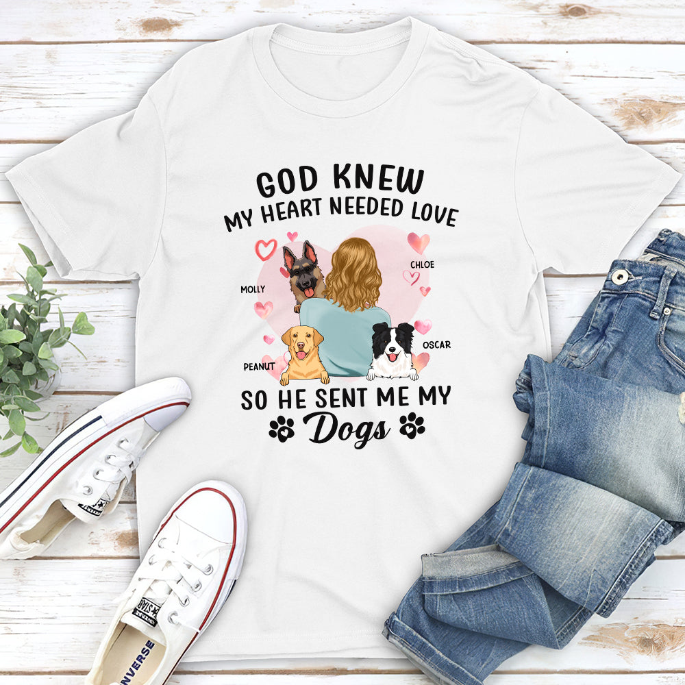 Personalized God Knew My Heart Unisex T-shirt - Ideal Gift for Pet Lovers