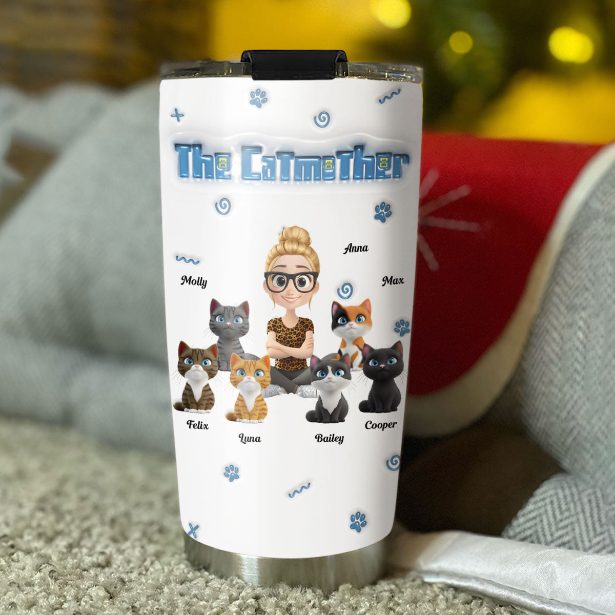 Personalized 3D Inflated Effect Custom Tumbler - Ideal for Expressing Your Style