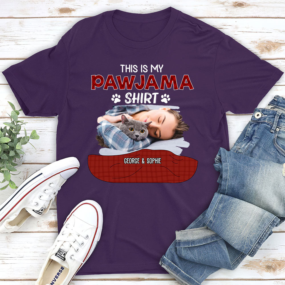 Personalized Custom Premium Pajama-Style Photo T-Shirt - Version 3