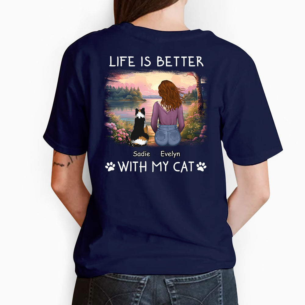 Personalized Premium Cat Lover T-shirt - A Perfect Gift