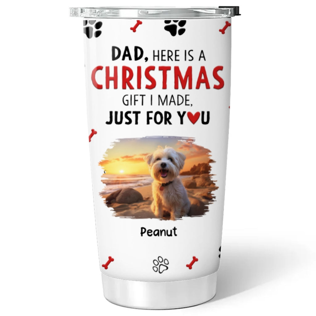 Personalized Custom Tumbler: A Perfect Little Gift for Dog Parents with Photos
