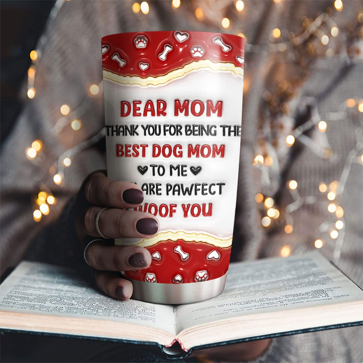 Personalized Custom 3D Inflated Effect Tumbler - Perfect for Family Photos & Thank You Moments