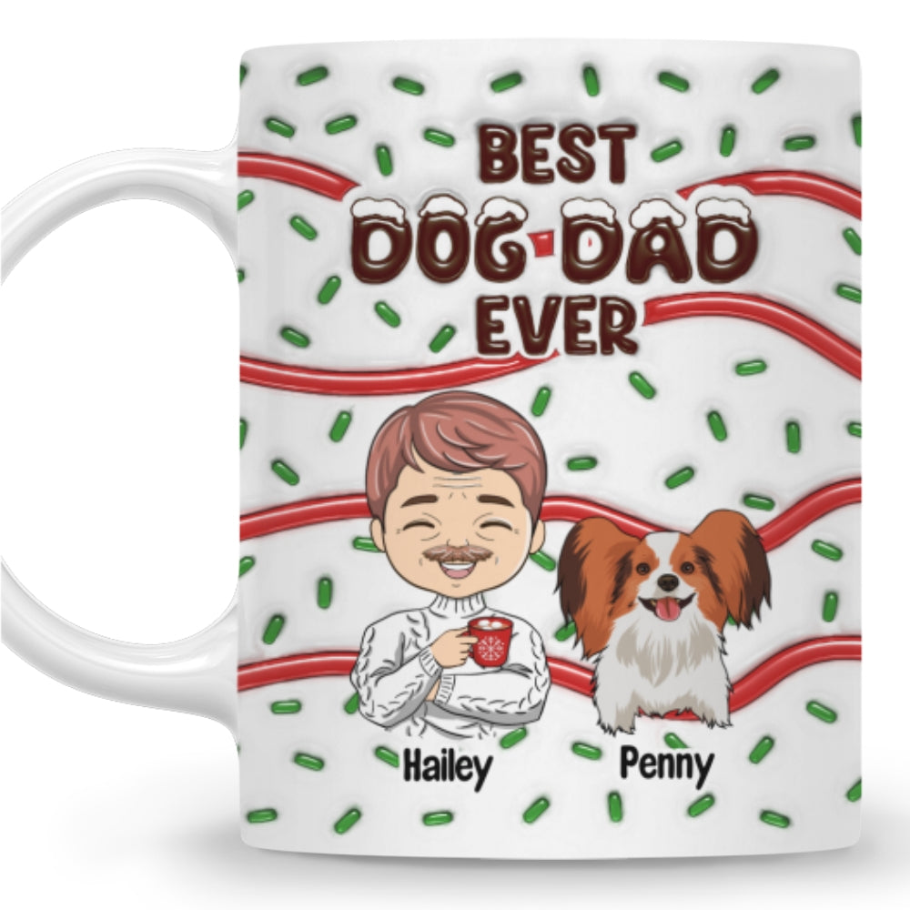 Top - Rated Personalized 3D Inflated Effect Mug for Dog Moms and Dads
