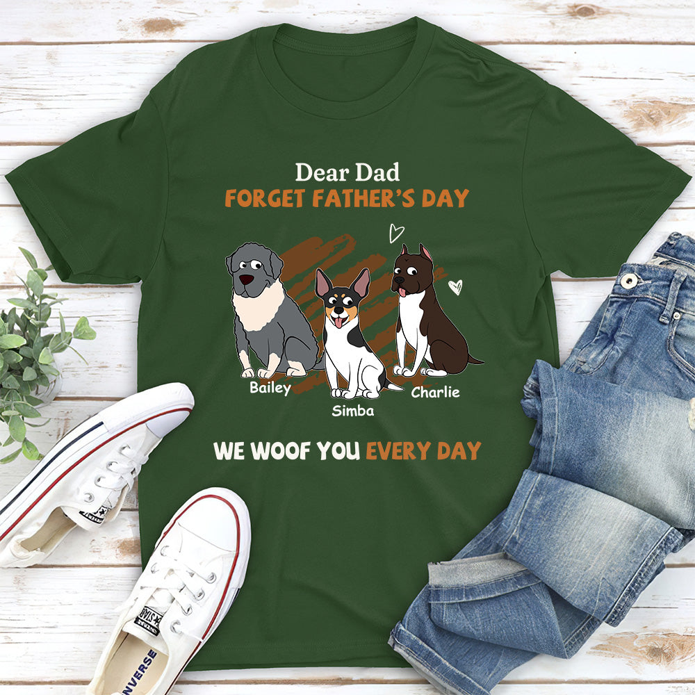 Daily Woof Love - Customizable Unisex Personalized T-shirt for Pet Lovers