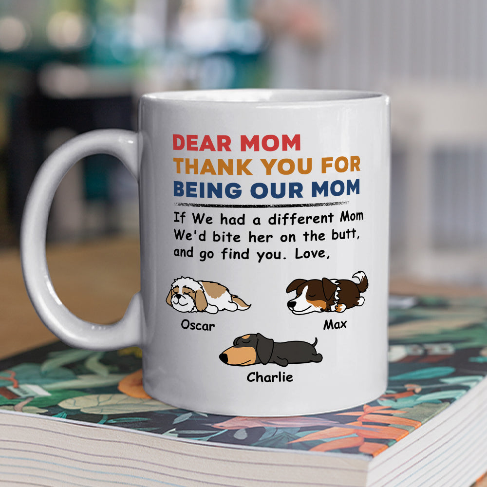 Personalized Custom 'Bite The Butt' Coffee Mug - Ideal Gift for Pet Lovers