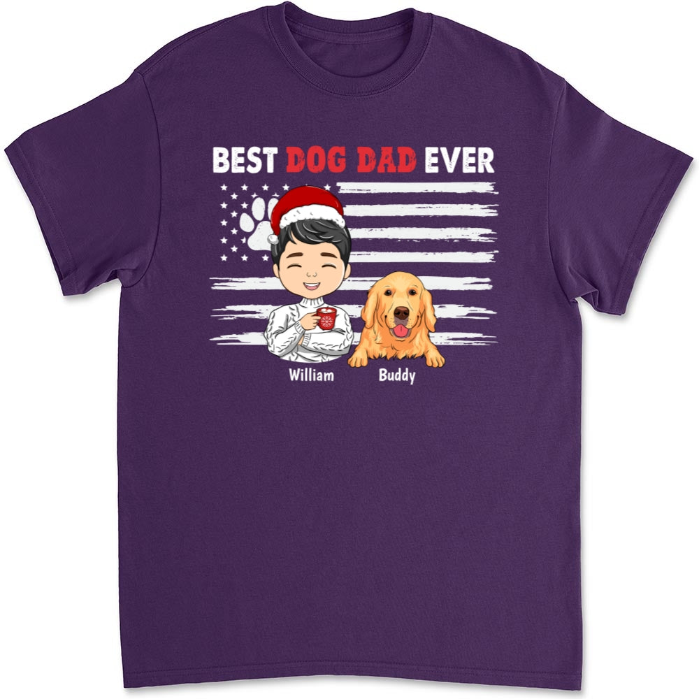 My Best Dad - Customizable Unisex Personalized T-shirt for Pet Lovers
