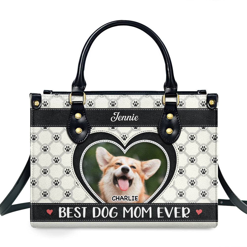 Personalized Custom Leather Bag - The Perfect Gift for Fur Moms
