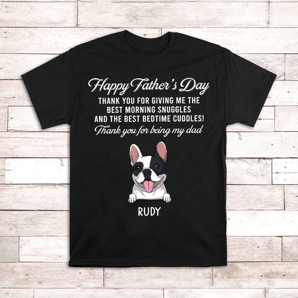 Personalized Thank You Dad Unisex T-shirt - Ideal Gift