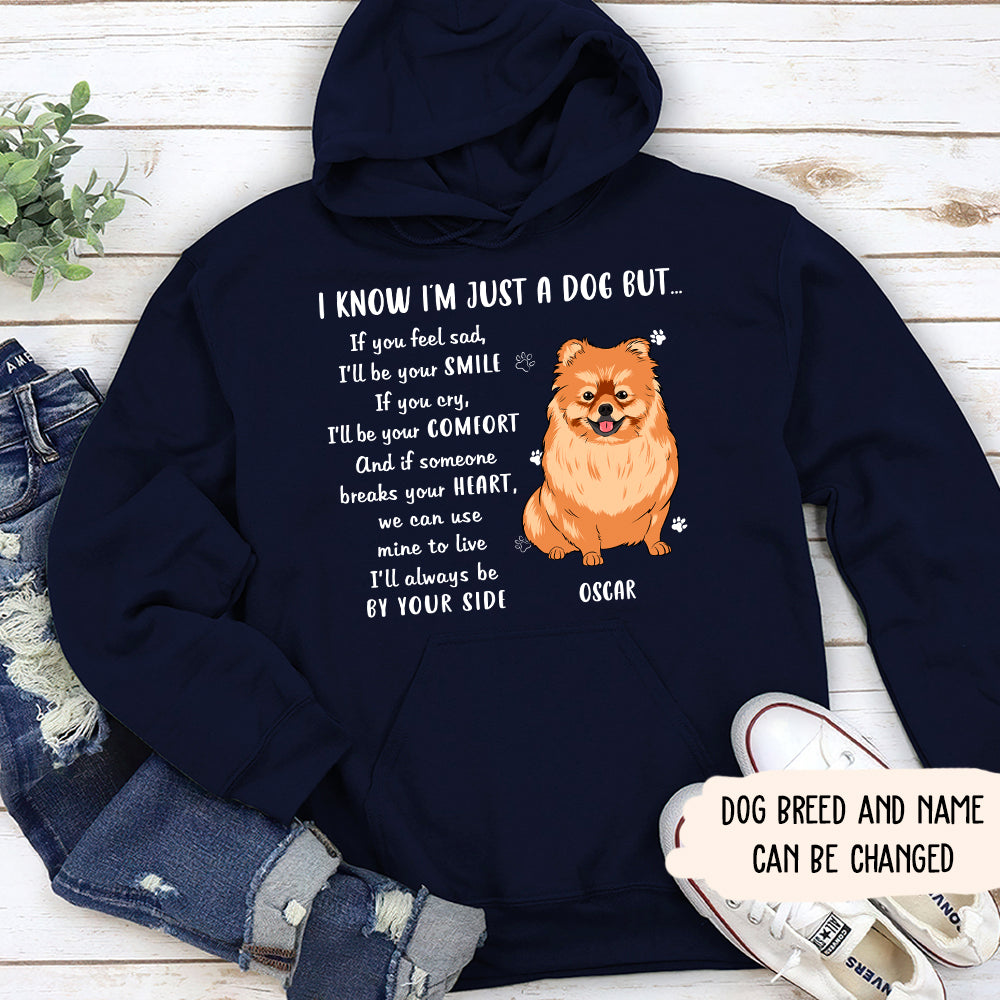 Personalized 'By Your Side' Custom Hoodie - Ideal Gift for Pet Lovers