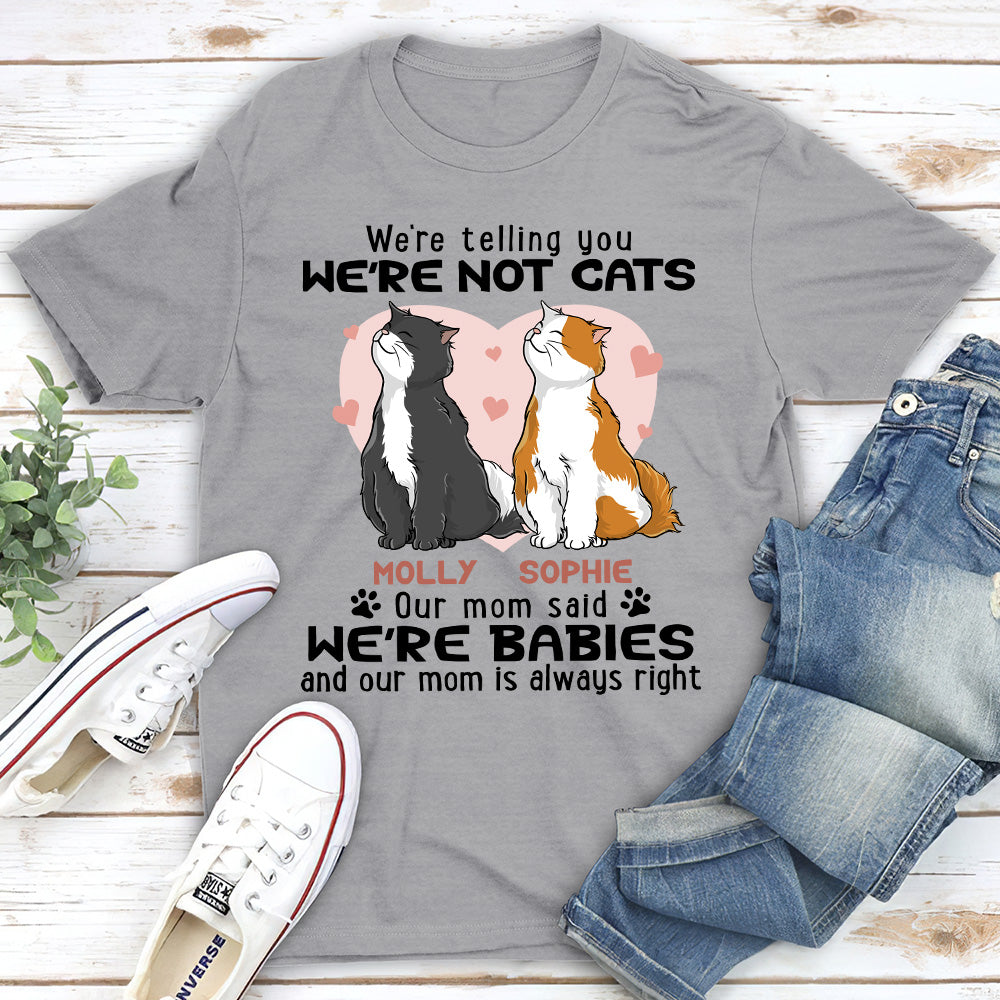 Unique Personalized Unisex 'Not A Cat' T-shirt for Pet Lovers