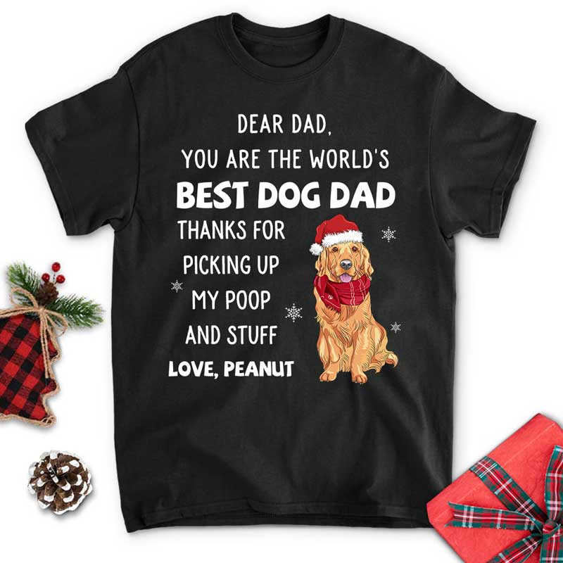 Personalized Thank You Dad/Mom Unisex T-shirt - Ideal Gift for Pet Lovers