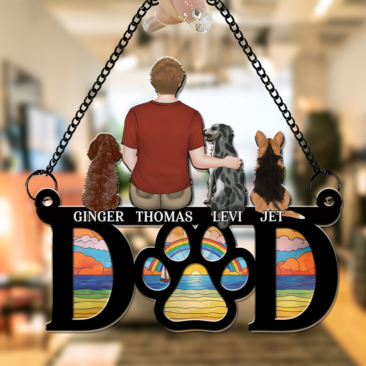 Personalized Custom 'I Am Here For You' Suncatcher - Ideal Home Decor & Gift