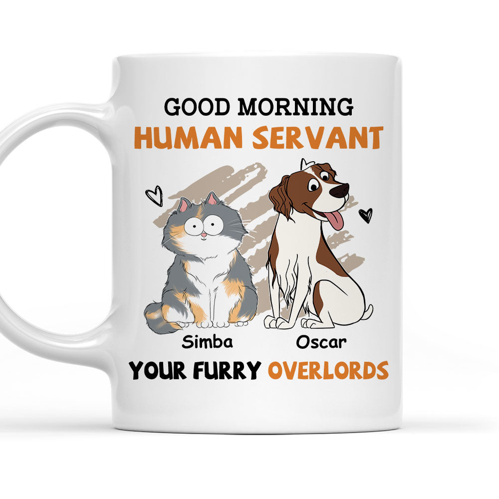 Personalized Pet Lover's Good Morning Custom Coffee Mug