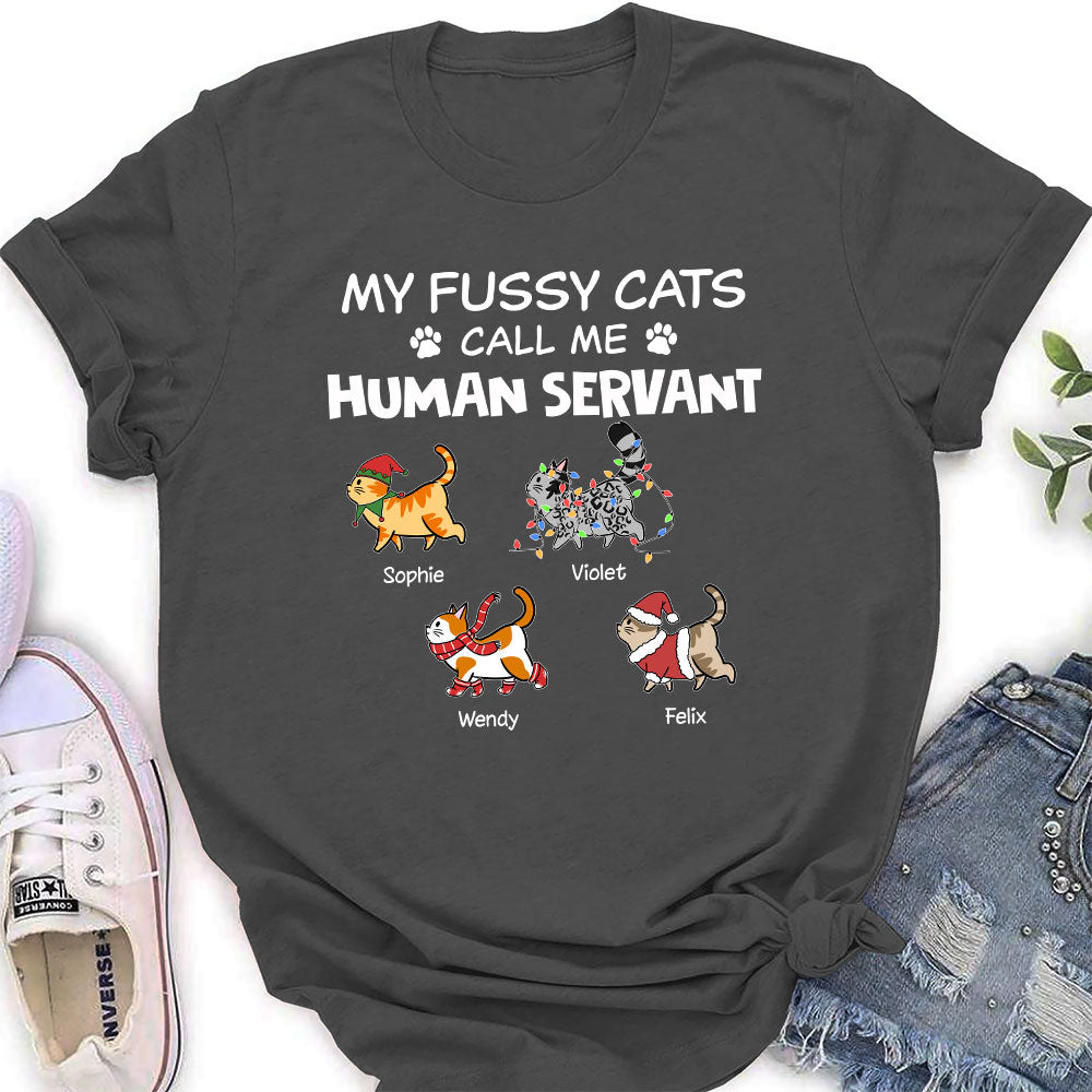 My Fussy Cat - Customizable Personalized Women's T - shirt for Pet Lovers