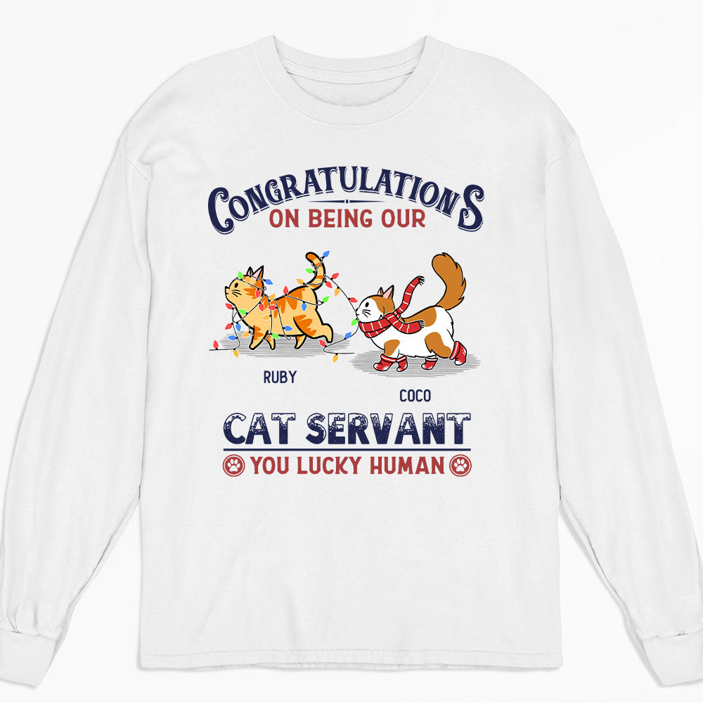 Personalized Custom Congratulations Long Sleeve T-shirt for Pet Lovers