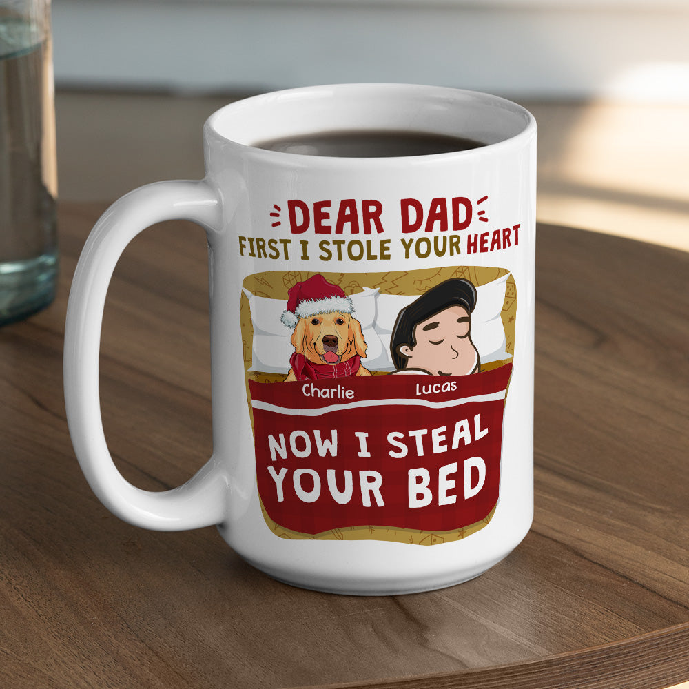 Personalized Dog Mom and Dad Custom Coffee Mug - Steal Their Hearts