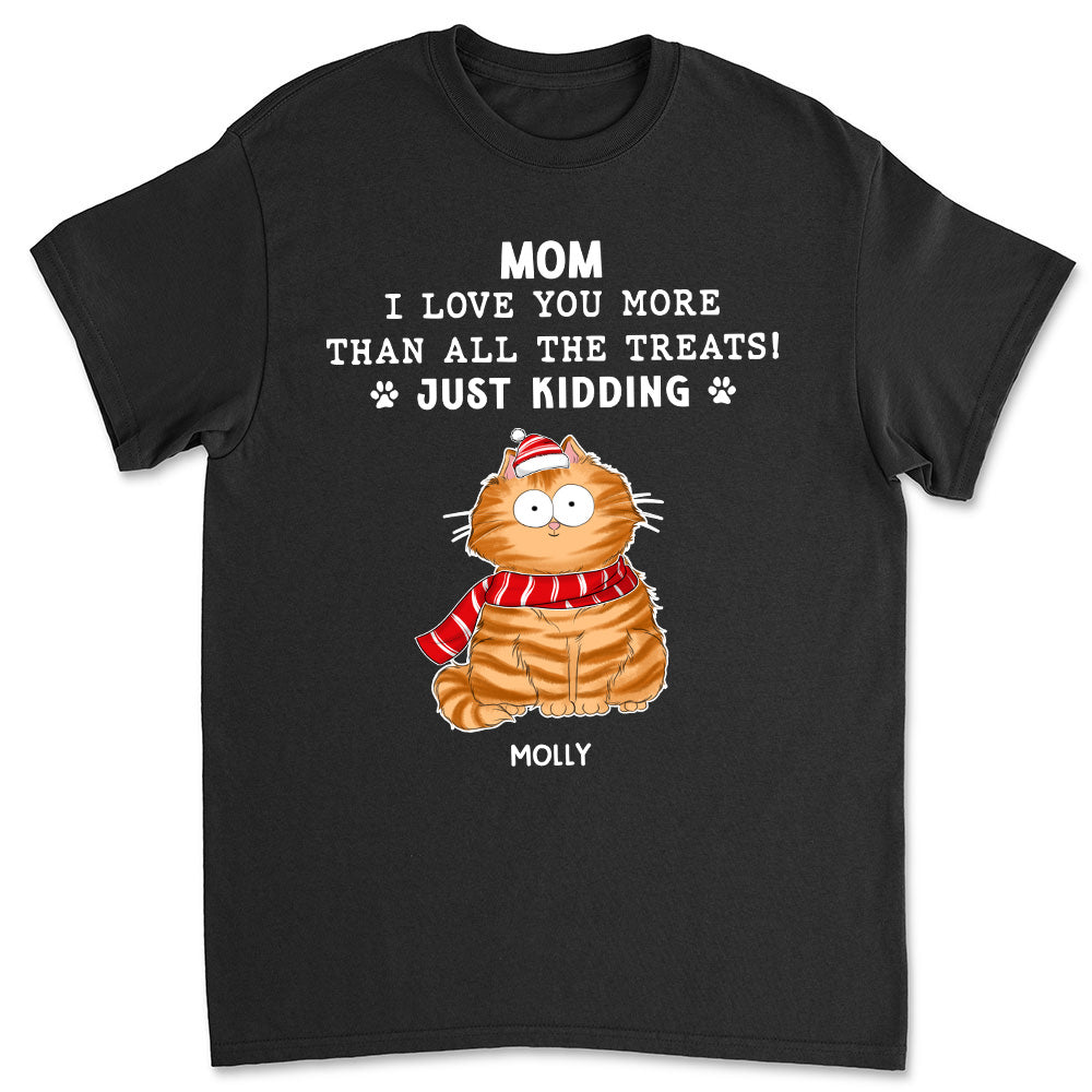 Customizable All-Cat Treats Unisex T-Shirt - Ideal Gift for Pet Lovers