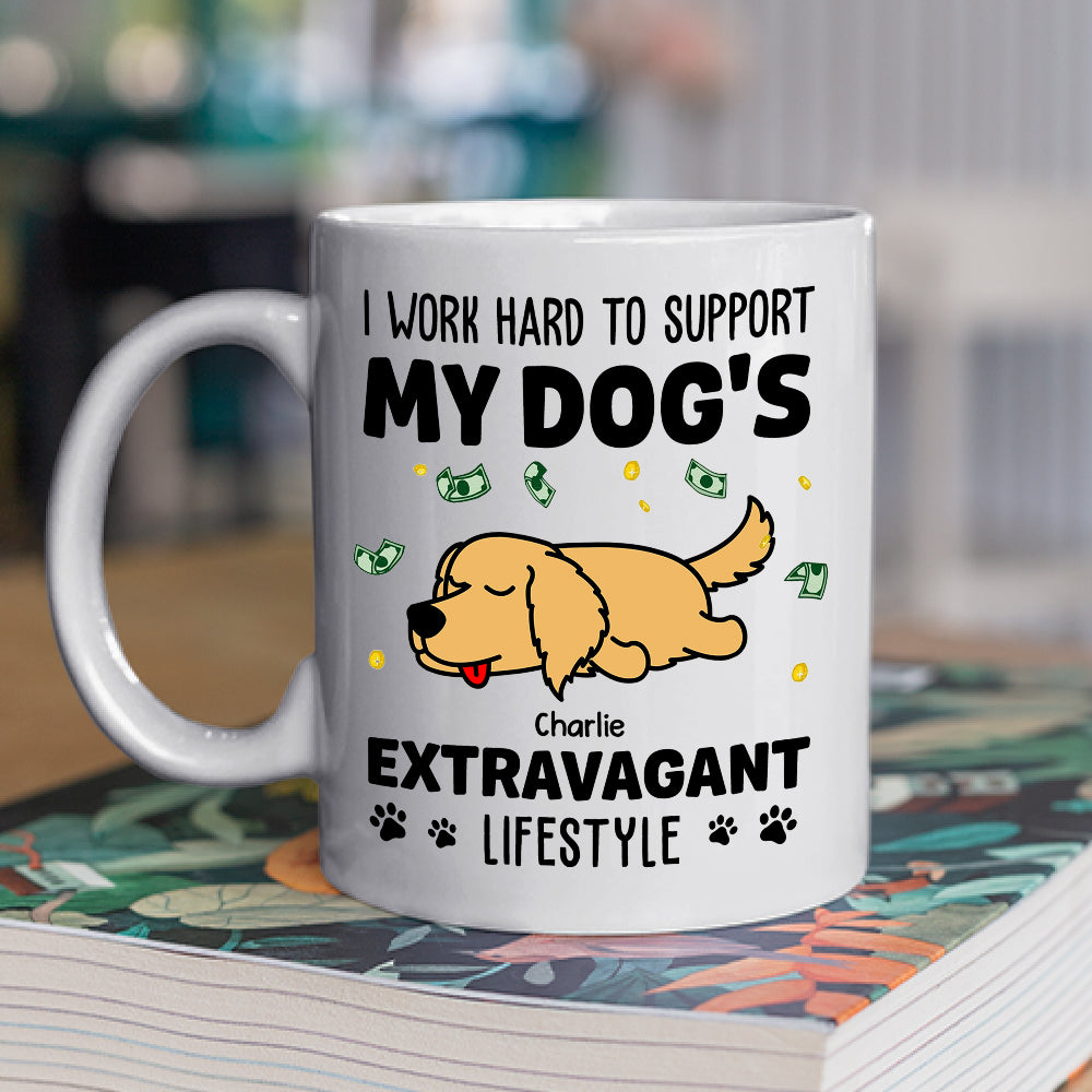 Personalized Work - Hard Custom Coffee Mug for Pet Lovers