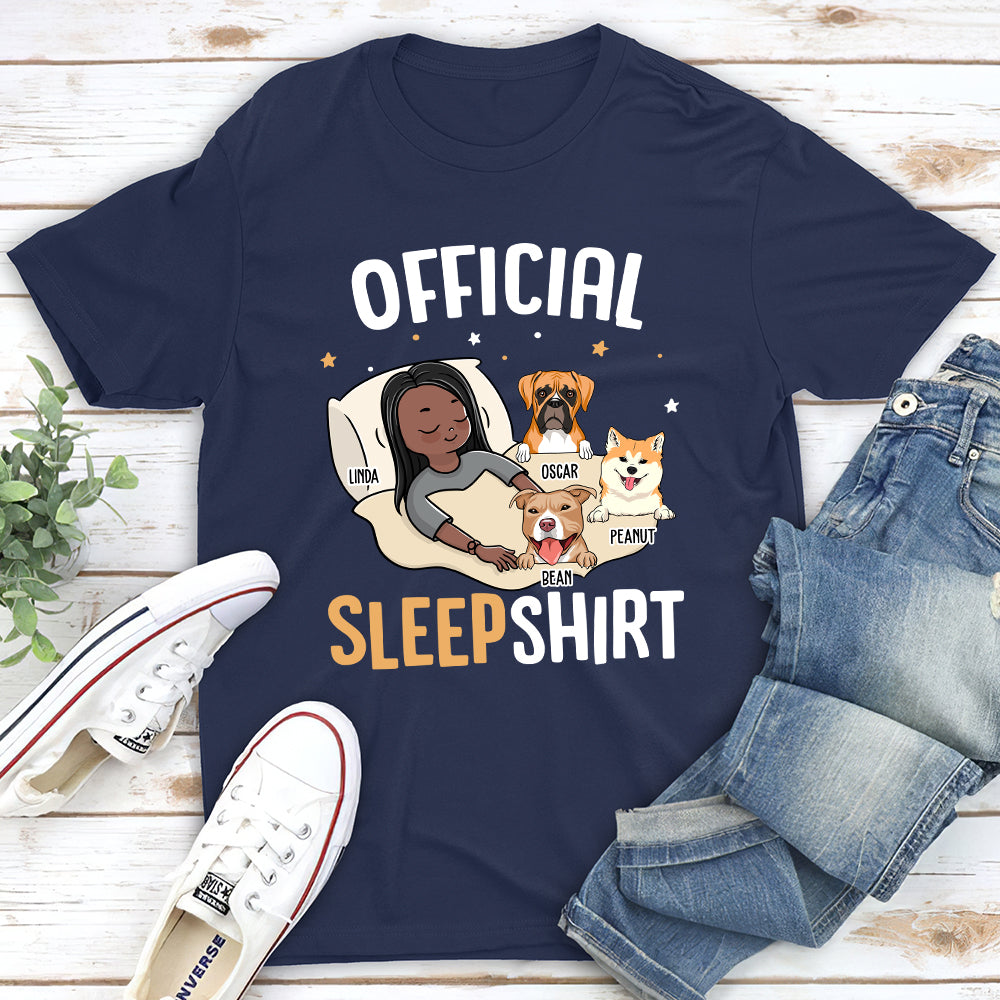 Personalized Unisex Sleep T-shirt - Ideal Gift for Pet Lovers