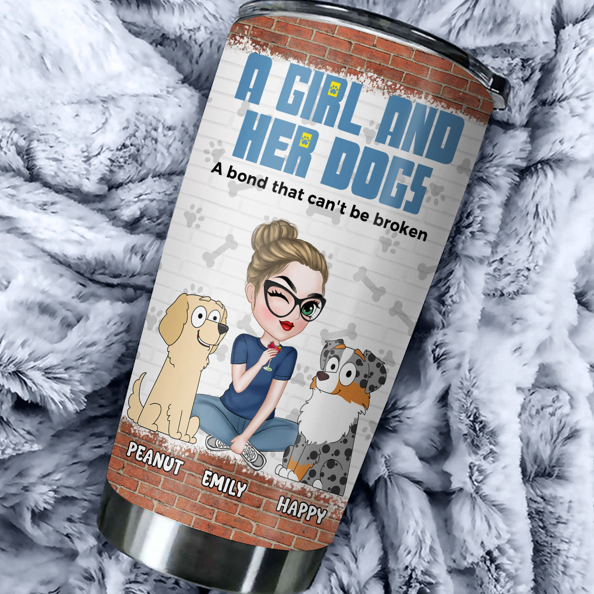 Unbreakable Bond - Personalized Custom Tumbler with Long - Lasting Temperature Retention