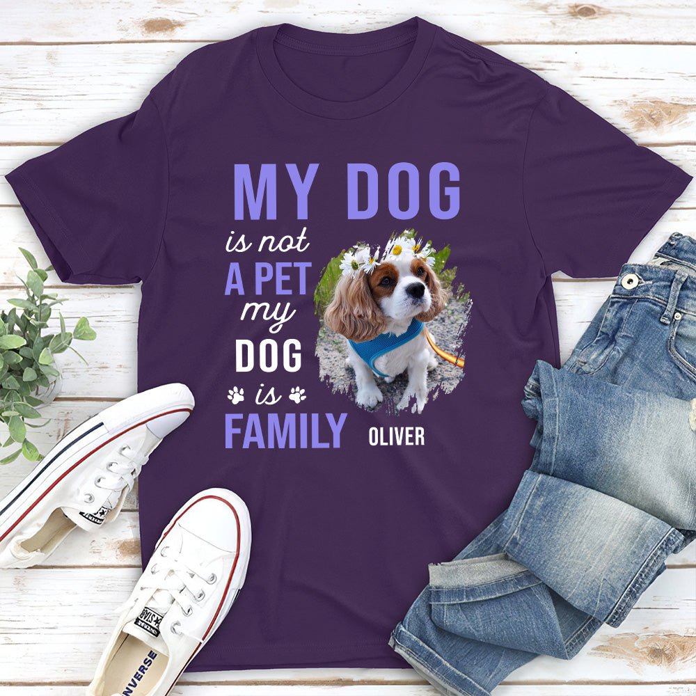 Personalized Custom Unisex My Family Photo T-shirt - Ideal Gift for Pet Lovers
