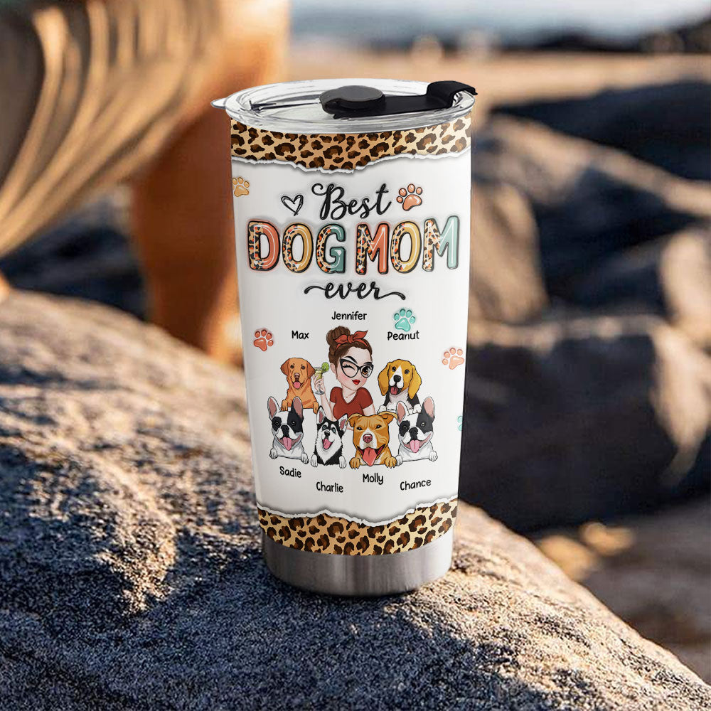 Best Mom Forever - Personalized 3D Inflated Effect Custom Tumbler