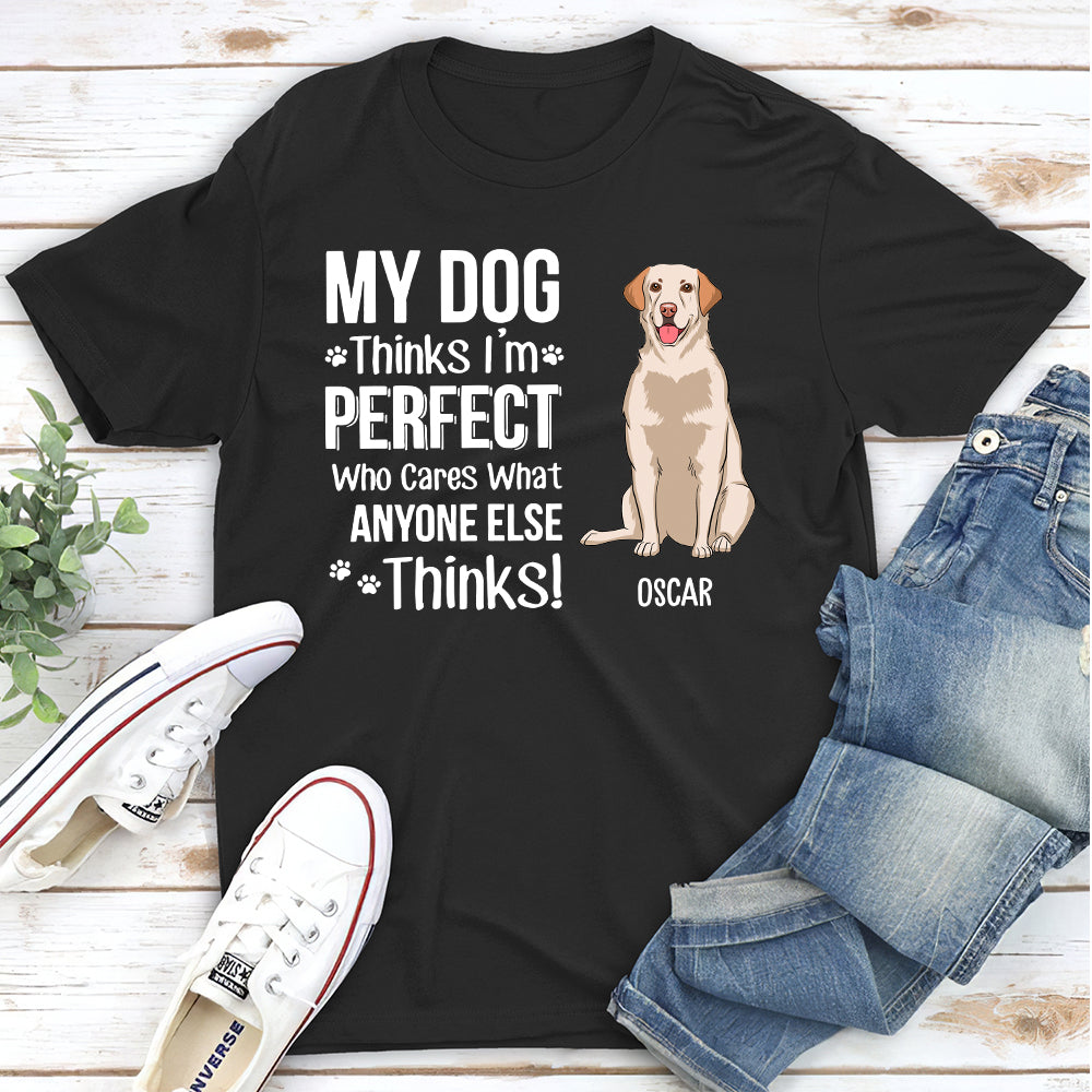 Personalized Unisex 'Who Cares What Others Think' T-shirt - Ideal Gift for Pet Lovers
