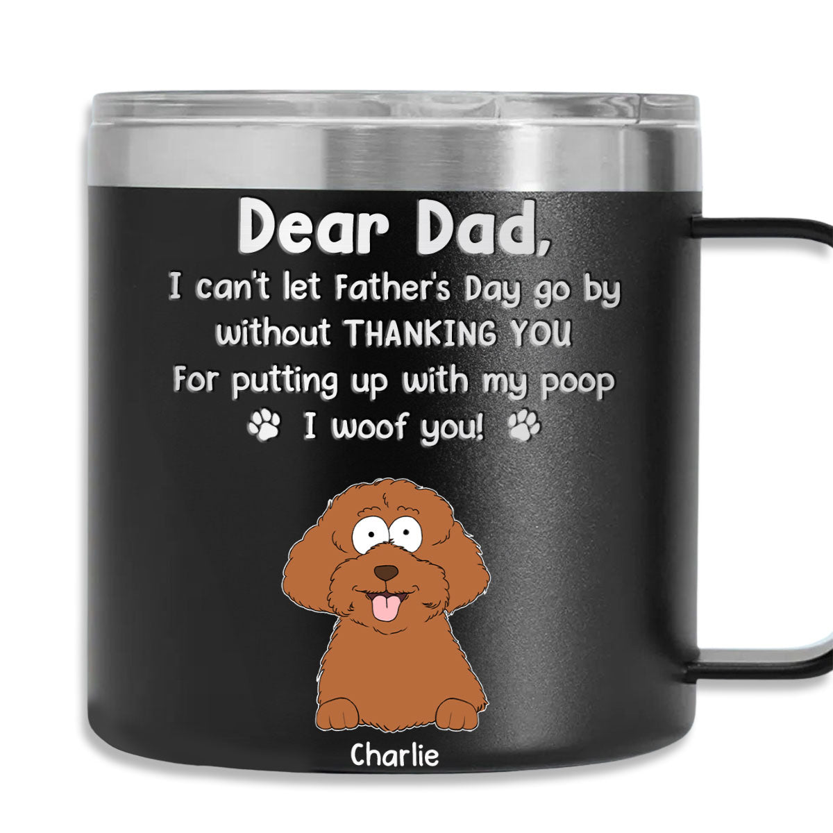 Personalized 14oz Handle Tumbler: The Perfect Father's Day Gift