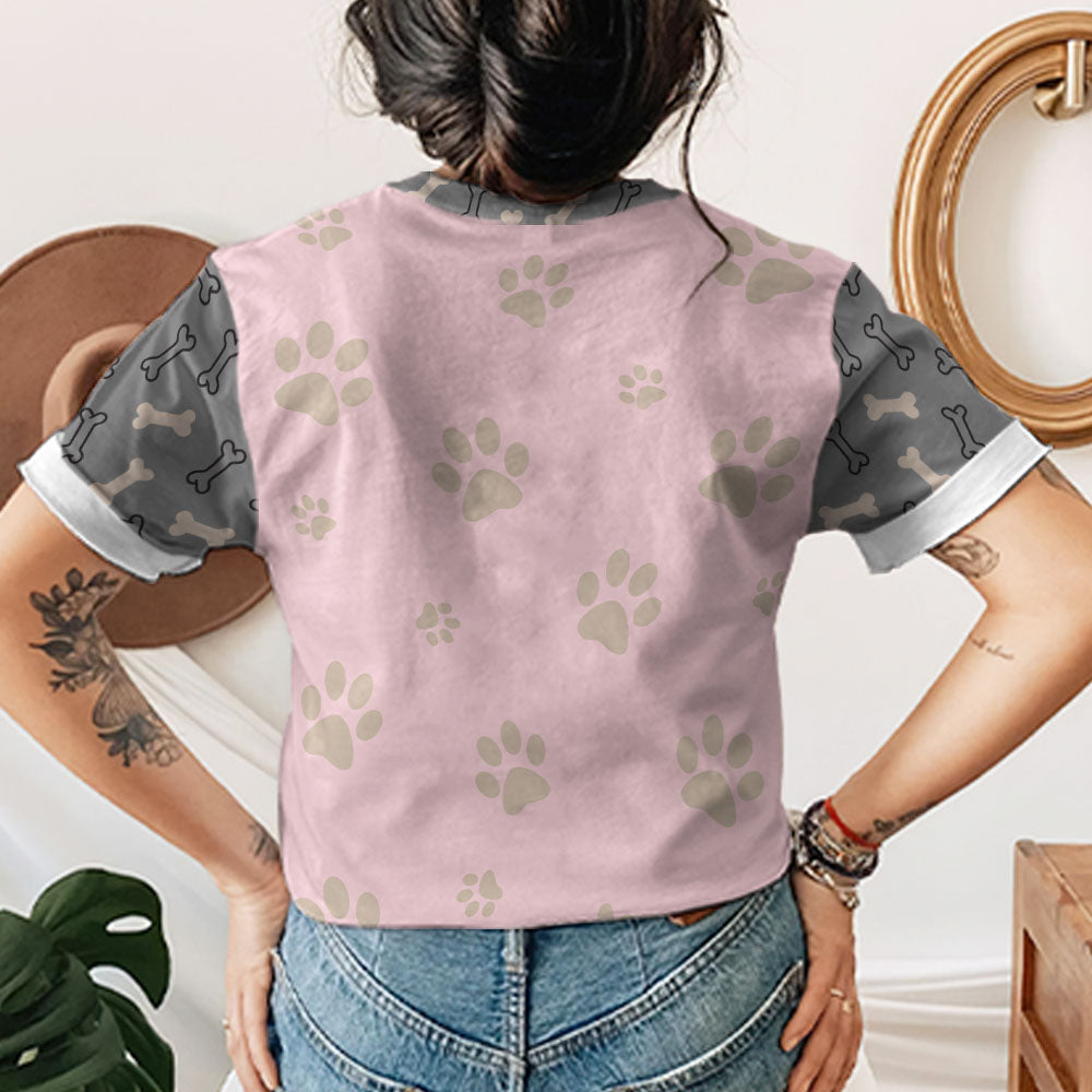 Bring My Dog - Personalized All-Over Print Custom Photo T-Shirt for Everyday Wear