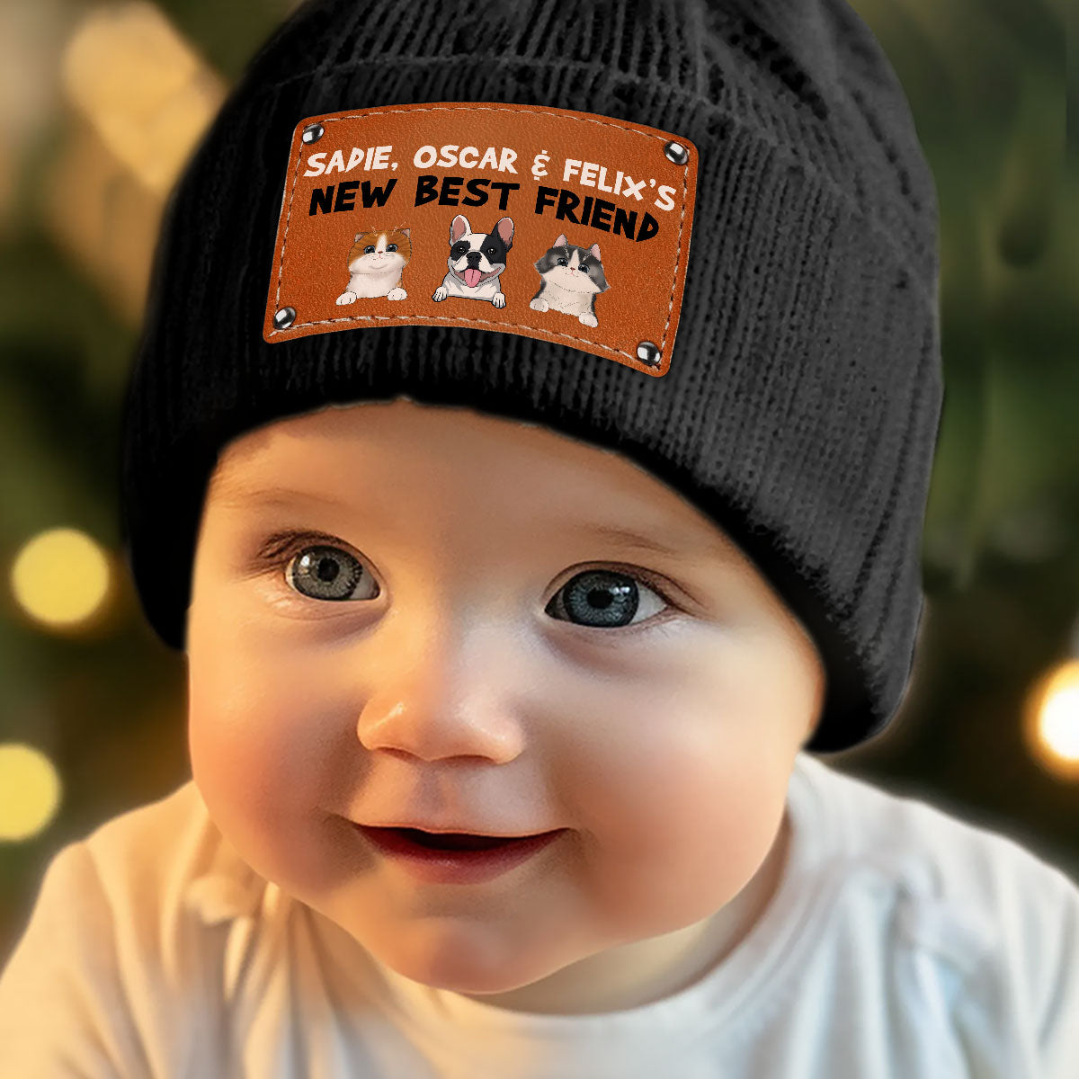 Personalized Custom Baby Beanie: The New Best Friend for Pet - Loving Families