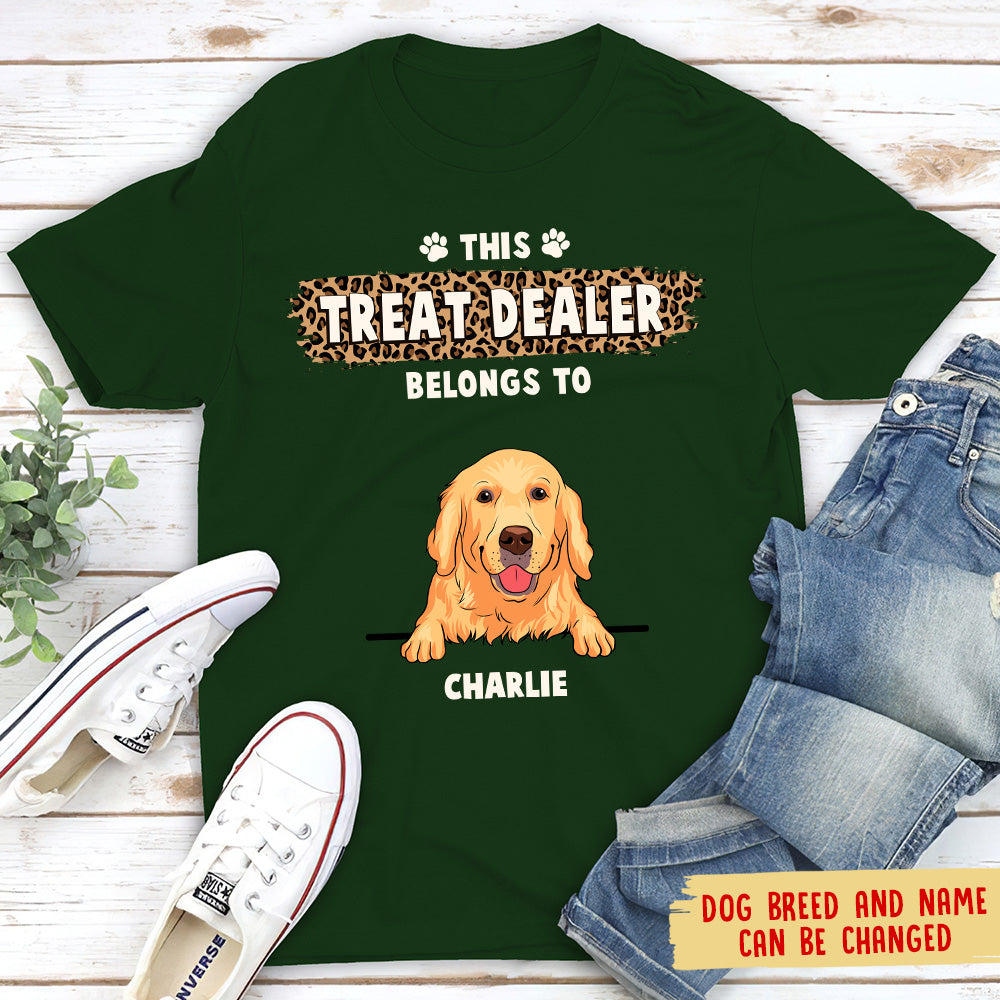 Treat Dealer - Customizable Unisex Personalized T - shirt for Pet Lovers