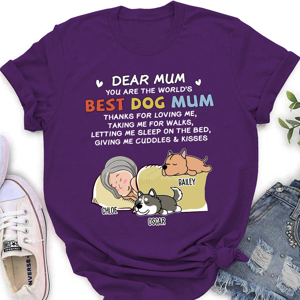 Dear Mom - Customizable Personalized Women's Pet Lover T-shirt