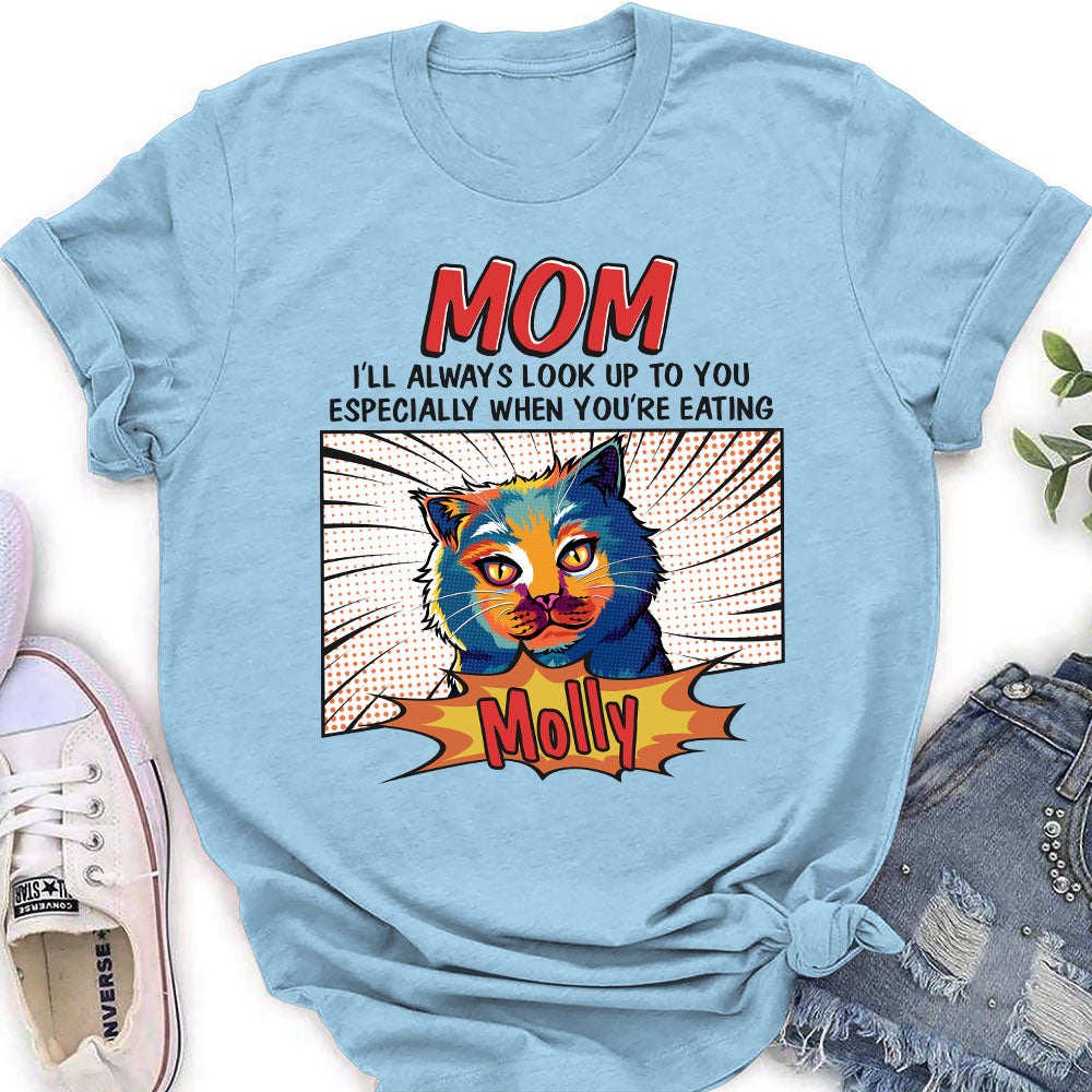 Personalized Pop Art Pet - Themed Women's T - shirt: Ideal Gift for Pet Lovers