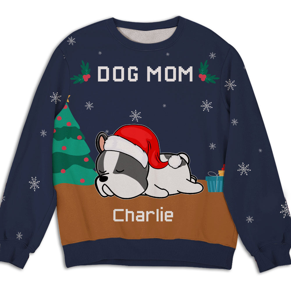 Personalized Cozy Christmas All-Over-Print Sweatshirt - Ideal Gift for Pet Lovers