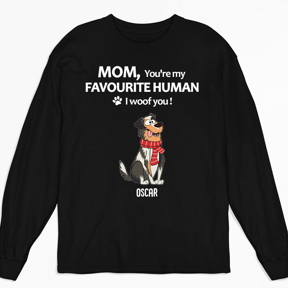 Personalized Custom Long Sleeve T-shirt for Your Favourite Human - Ideal Gift for Pet Lovers