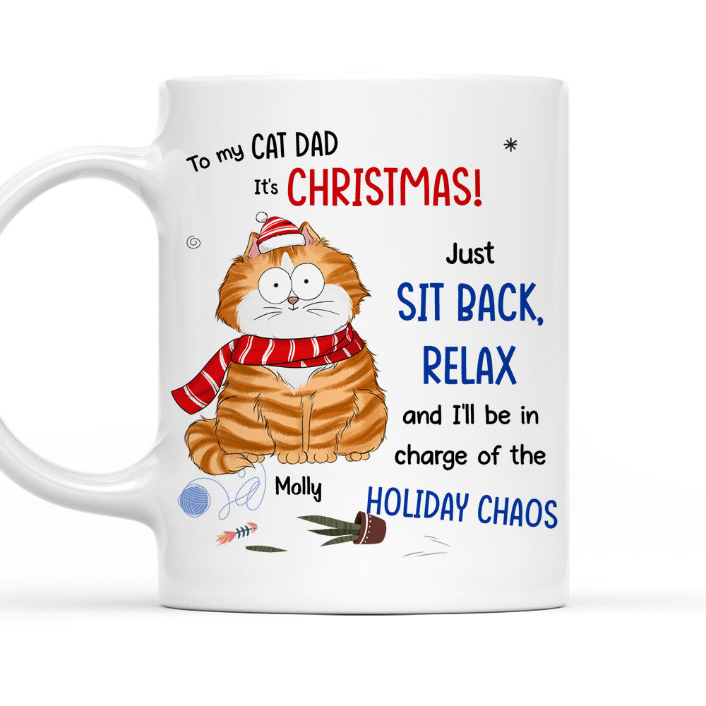 Personalized Custom Coffee Mug: Let Your Cat Rule the Chaos