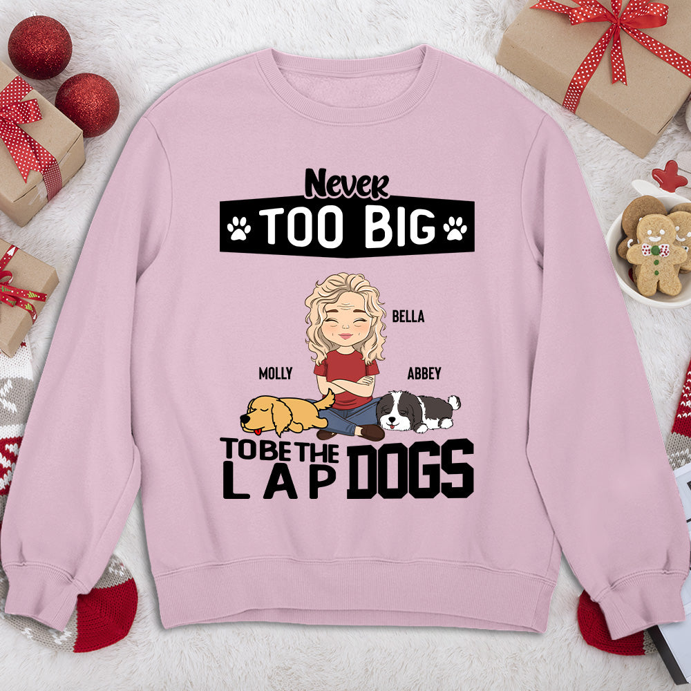 Customizable Lap Dog Personalized Sweatshirt - Ideal Gift for Pet Lovers